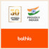 Moksh Premium Yoga Mat | Orange & Grey (Size: 24” x 72” Thickness: 8mm)